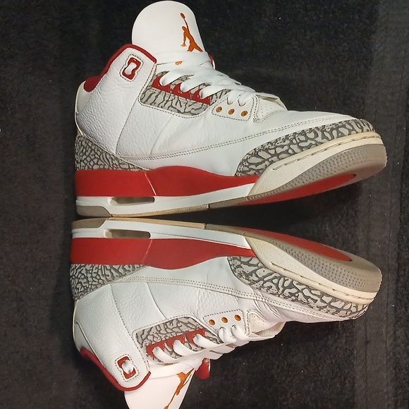 Air Jordan 3 Retro 'CARDINAL' ,Mens-13 100% AUTHENTIC! - Picture 3 of 12